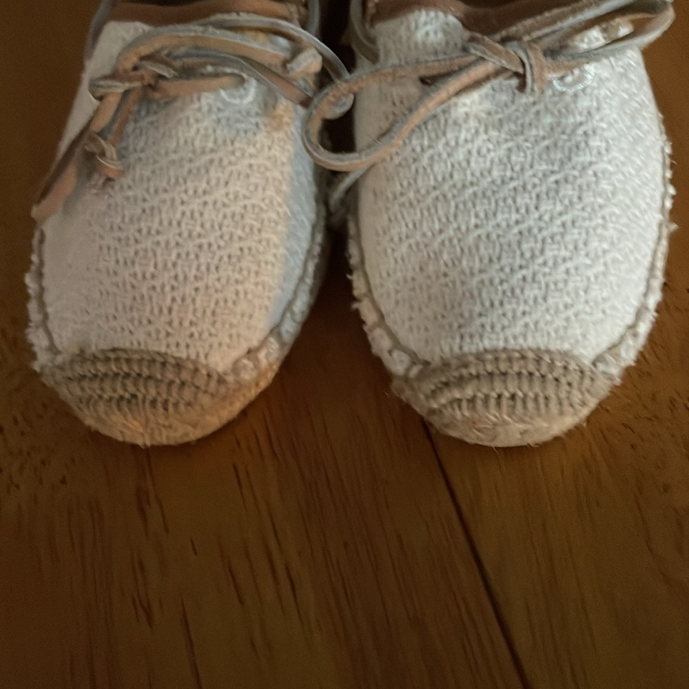 SPERRY TOP SIDER Beige Linen Espadrille Women’s Size 6 - Picture 2 of 10
